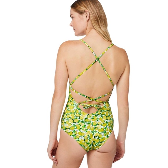 lululemon Weave the Waves One-piece swimsuit Strappy Lemons Adjustable Straps - Picture 3 of 13